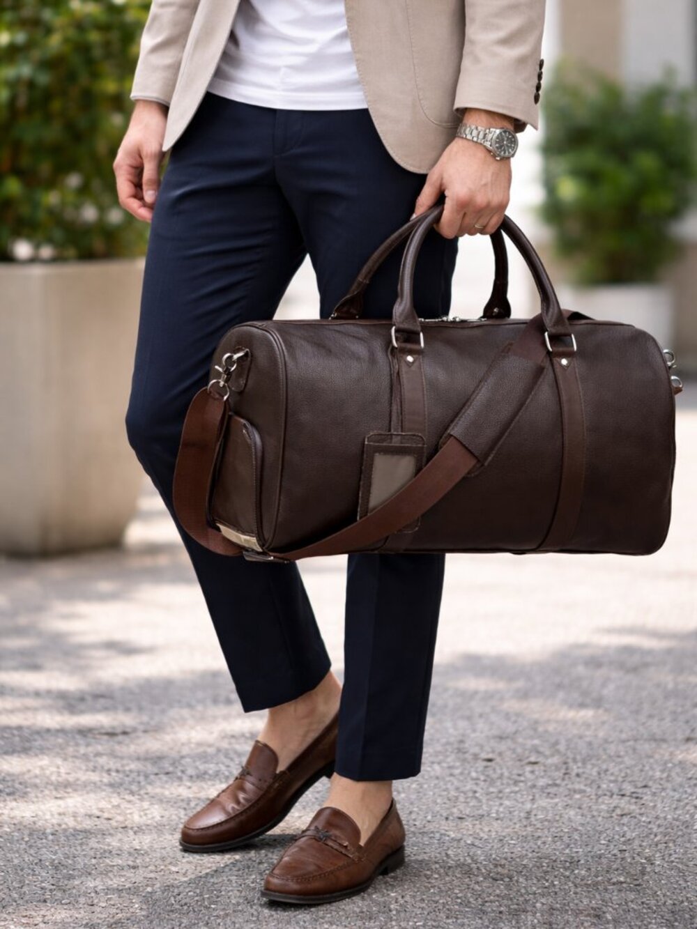 Saddle Weekender Bag (Vintage) 20”*10.5”*10.5” inches (L*W*H)